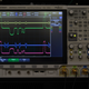 The microwave pulses being sent to the qubits.